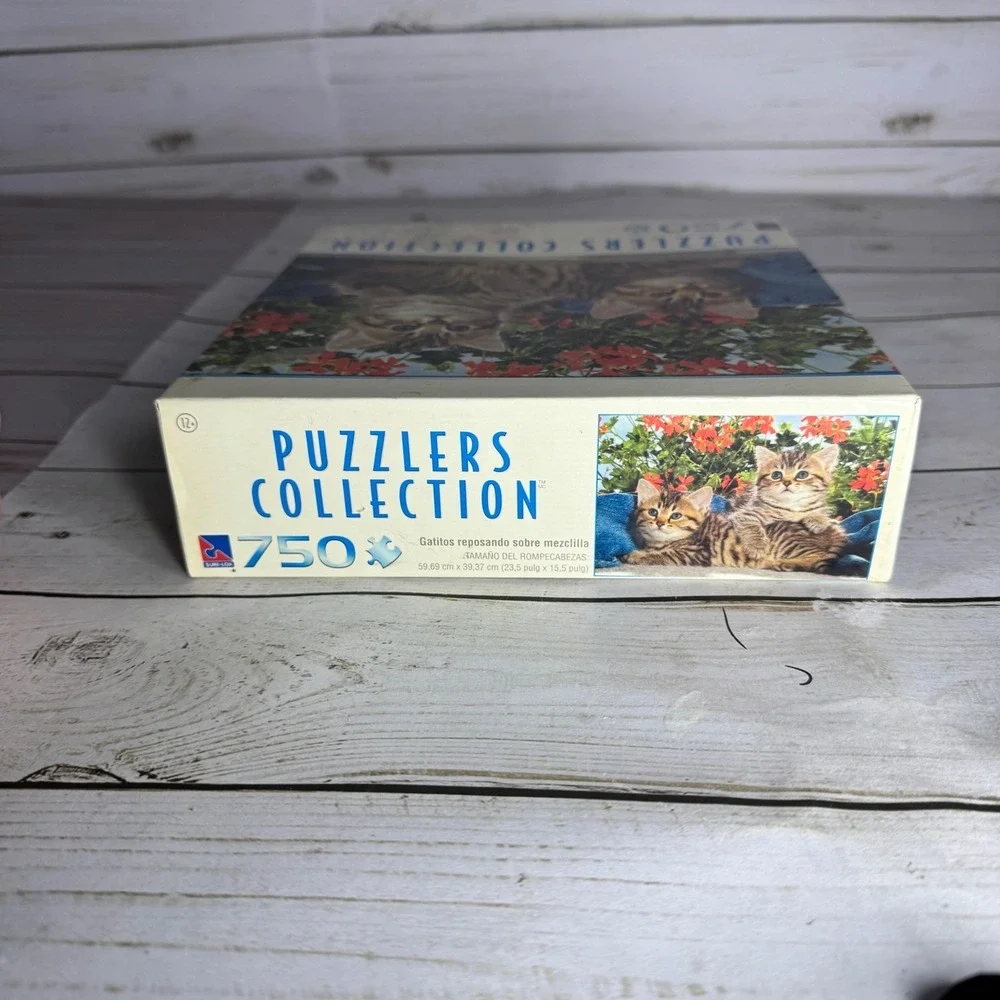 Denim Kittens 750‎ Piece Cat Puzzle 2008 Puzzlers Collection New Sealed